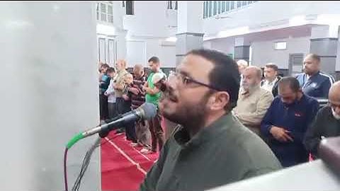 صلاة العشاء اليوم الأثنين 14/11/2022بمسجد السنة بشربين أواخر سورة المائدة