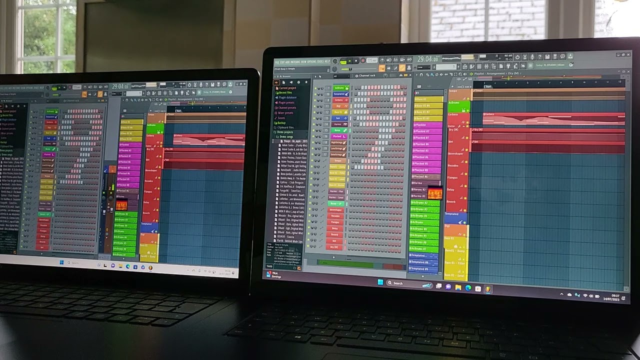 FL Studio - Surface Laptop 4 i5, 16GB vs Surface Laptop 4 i7, 32GB