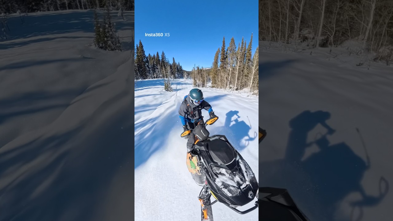 Fun snowmobiling on a bluebird day like comment and subscribe #snowmobile #snowmobling #snow