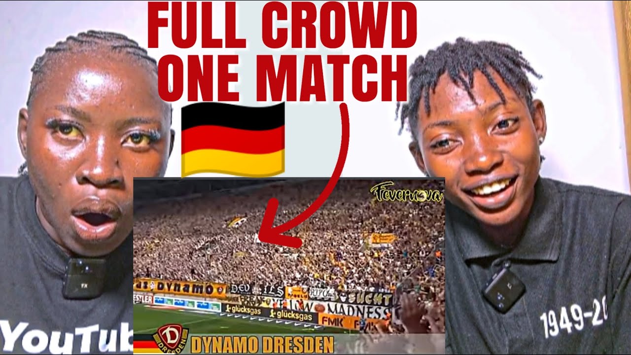 Foreigners Reacts to German Football Atmosphere DYNAMO DRESDEN ULTRAS