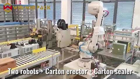 WIN-WIN PACK Robotic Packaging Line with WCS and Advanced Carton Sealing/Warehouse-Controlled System