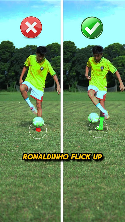 Ronaldinho Flick Up skill⚽️.#football #footballskills #tutorialvideo #flickup