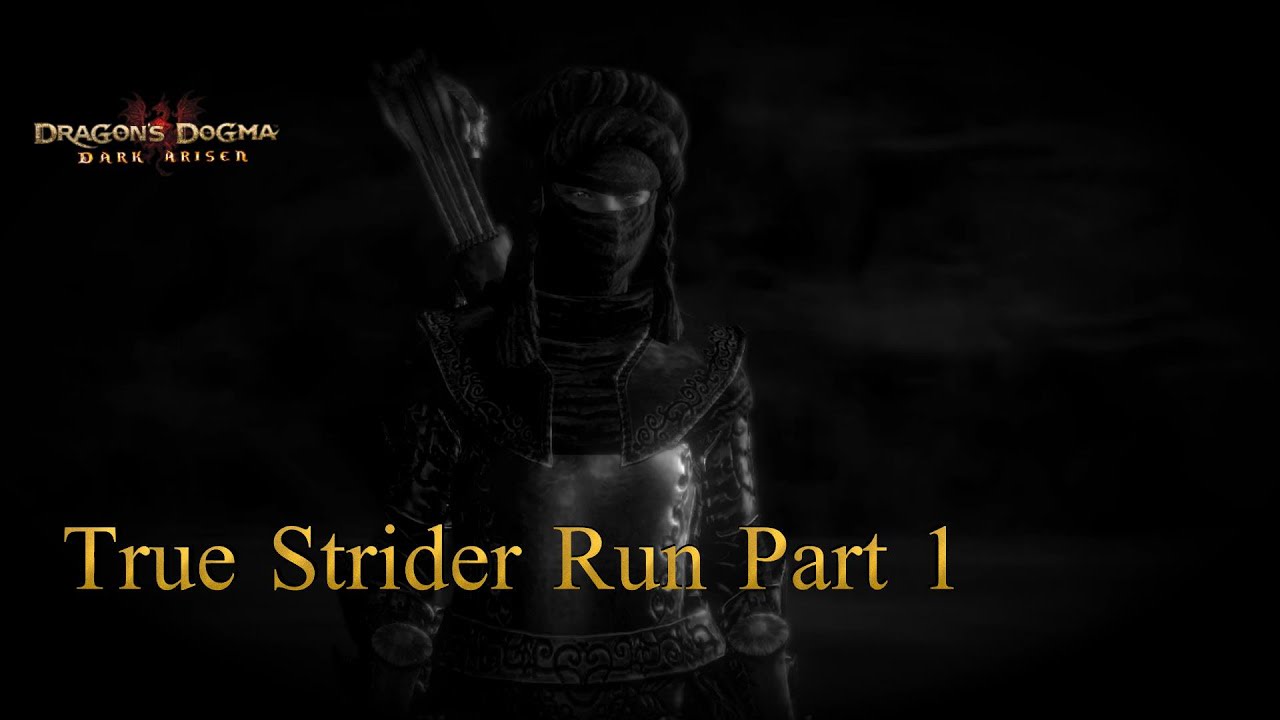 Dragon's Dogma (PC) True Strider Run Part 1: Encampment - YouTube