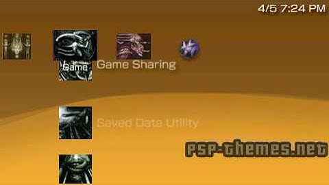 PSP Theme HR Giger PSP-Themes.NET
