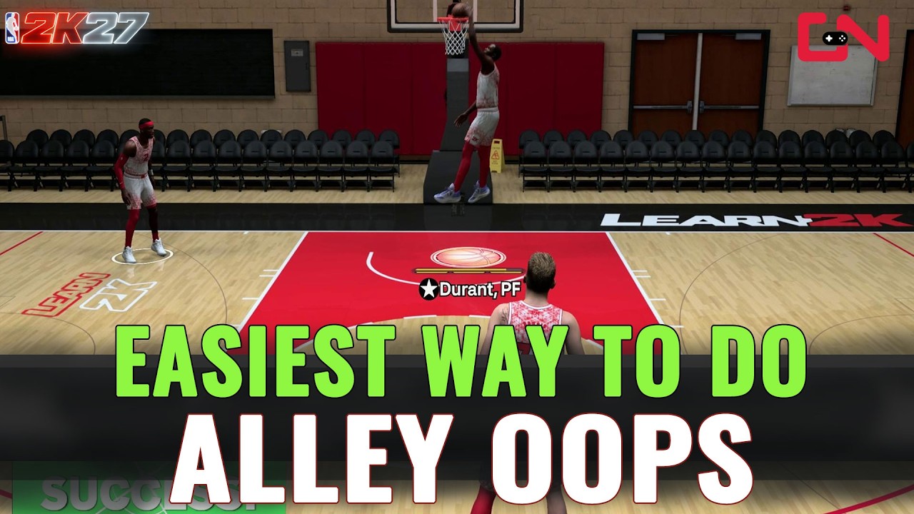 Easiest Way to DO ALLEY OOPS Challenges in NBA 2K27