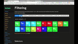 jquery plugin tutorial - filter and sorting using isotope jquery plugin