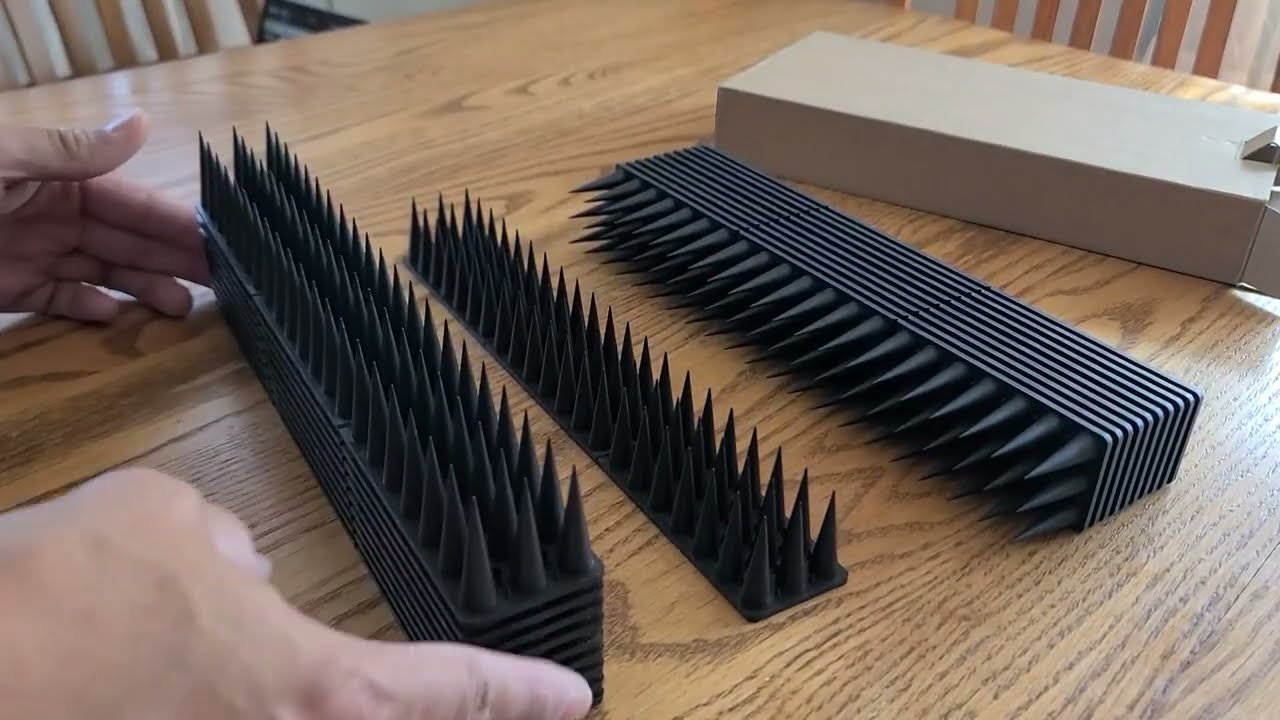 Шипы для отпугивания птиц Korey Bird Spikes, пластиковые шипы для защиты от птиц от насекомых, об...