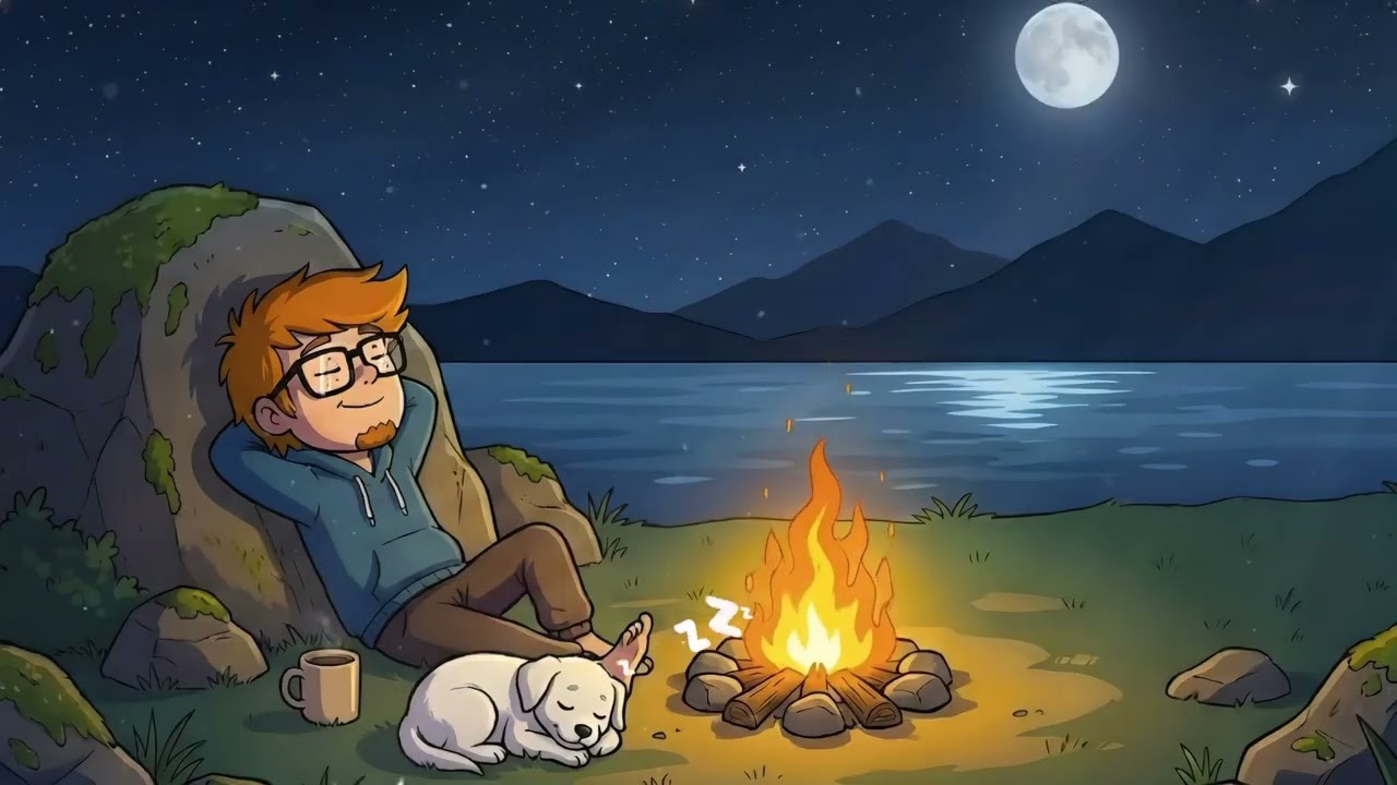 Lost In Night's 🎶 | Gentle / Lofi / Music / Fireside Glow | Dave On High Beats