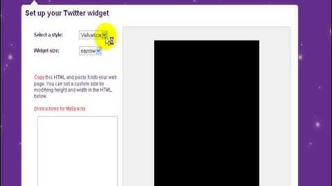 Get Your Twitter Badge For Community Profile Pages
