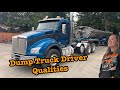 Qualities that make a good dump truck driver beyond being able to drive. Trucking and Construction.