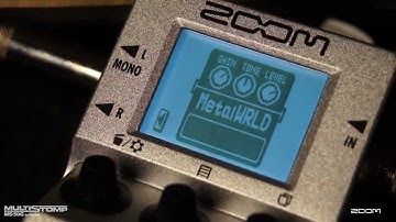 Zoom MS-50G MultiStomp Guitar Pedal product overview @ Sound Service TV
