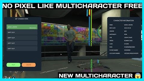 QBCore NOPIXEL MULTICHARACTER *FREE* | FiveM Roleplay Scripts | FiveM Tutorial 2023 | MJ DEVELOPMENT