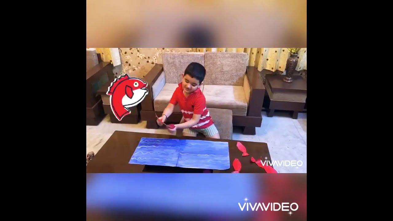 One little red fish swimming in the water youtube
