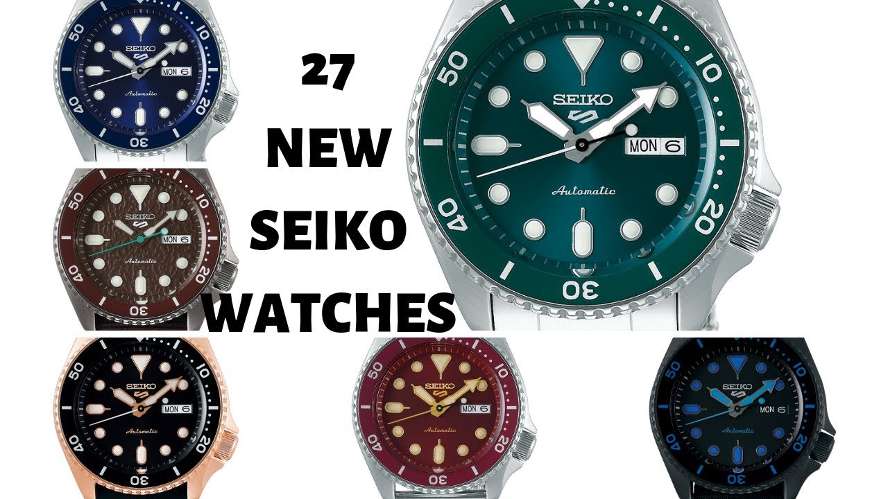 seiko 5 new models 2019