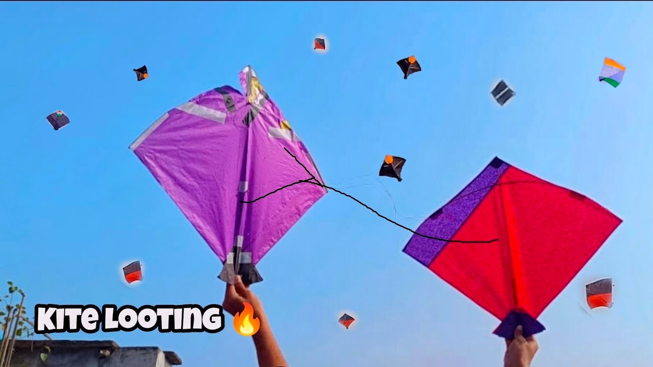 *Looting Big Kites* 🔥 Kite Catching 🪁 How To Catch Others Kite Looting Kites Kite Flying