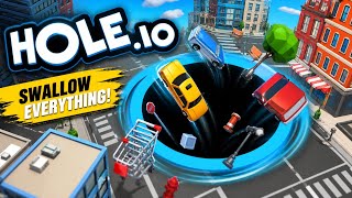 Hole.io Hole Evolution Pure Gameplay TALKING JUSTACTION Gameplay 