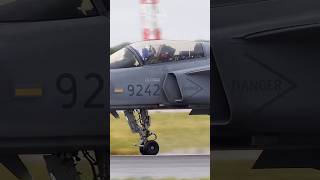 WET GRIPEN LIFT-OFF BLASTING AWAYTHERAIN Czech Air Force JAS-39C#aviation#military#czechairforce