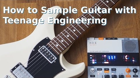 Sampling Guitar with Teenage Engineering KO II EP-133 (Cheaper Than OP-XY) (Pre OS2.0 update)