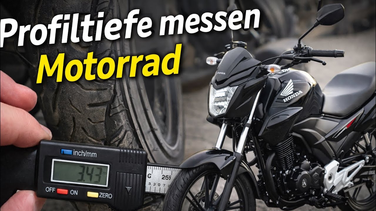 Profiltiefe Motorrad Neu