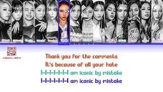 ‘Iconic By Mistake’ (Color Coded Lyrics) KATSEYE  x LE SSERAFIM x ILLIT | Karaoke 