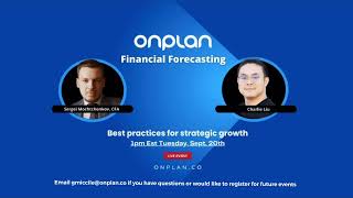 OnPlan's Free Live-Stream Event Sept 20th