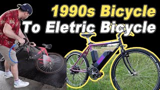 Great Transition From 1990S Bicycle To Eletric Bicycle