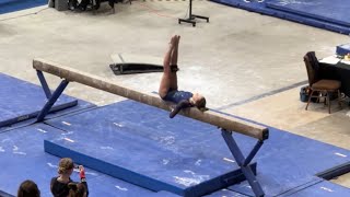 Full Level 9 Beam Routine 8.250 USAG 🌊 Daytona Beach Open 📍 Daytona Beach, Fl 2/8/25