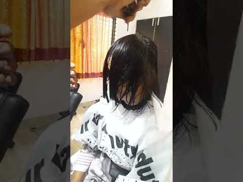 Cutting Front Hair More Short in Bobcut