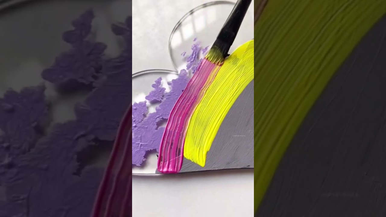 رسم منظر طبيعي علي الزجاج♥