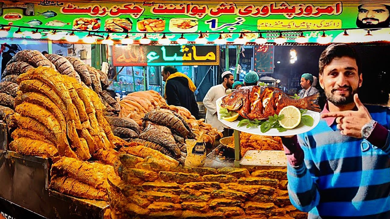 Amrooz Peshawari Fish Point & Chicken Roast Rawalpindi Famous Fish Point Most Famous Fish In PAK