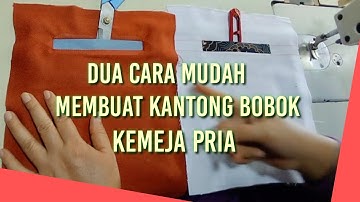 Cara Membuat Kantong Bobok Kemeja pria
