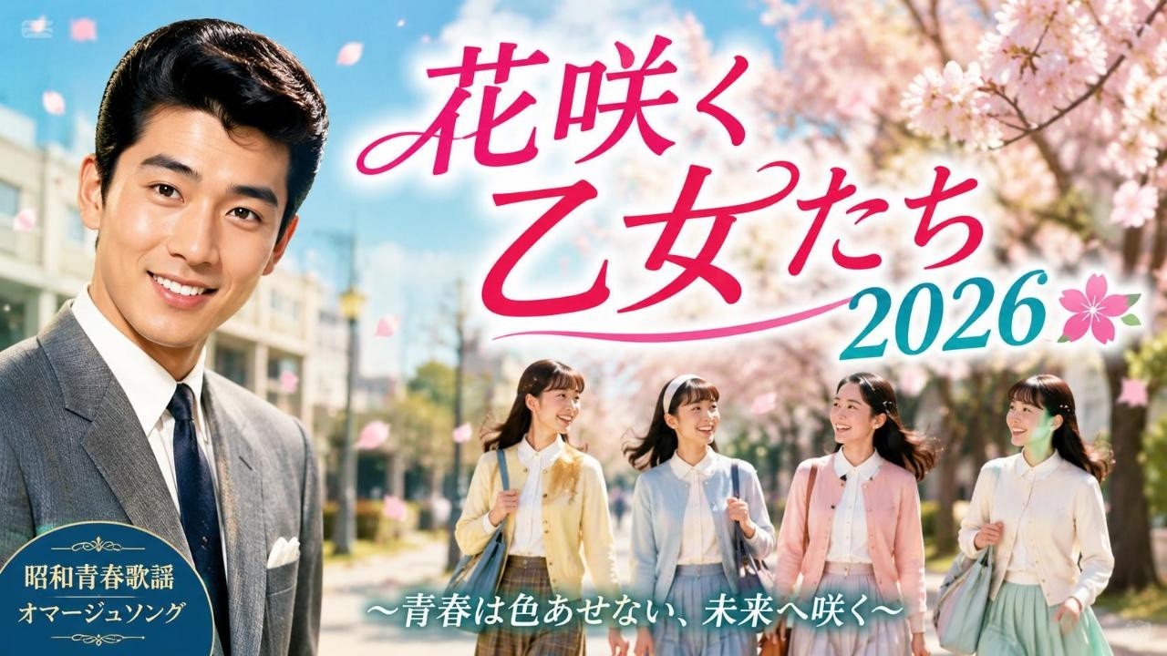 昭和歌謡風】花咲く乙女たち 2026 ～ 舟木一夫さんの昭和の名曲への