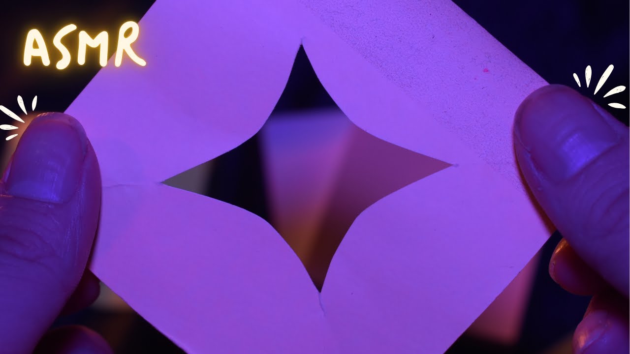 ASMR con papel | Asmr paper - YouTube