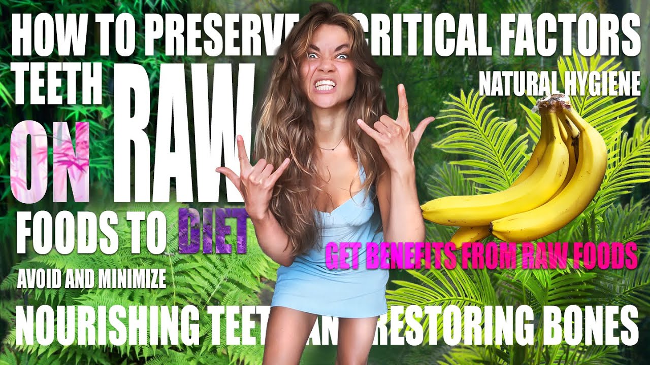 🌿🍉🫐RAW VEGAN DIET AND DENTAL HEALTH | Tooth sensitivity, enamel health 6 key factors💥☀️⭐️