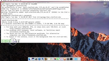 Logging to myth from a Mac
