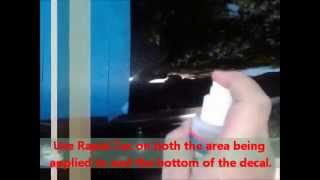 Diy Installation Series Red Racing Stripes On A 2011 Mustang
