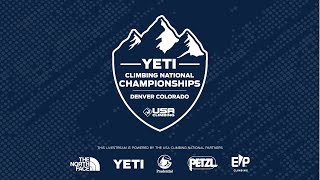 2022 YETI Climbing National Championships  Boulder Semi Finals