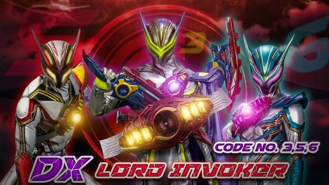 Review DX Lord Invoker Lord 3,5,6 / Kamen Rider Zeztz - YouTube