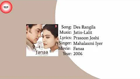 Faana -  Des Rangila Song (YT Music) HD Audio.