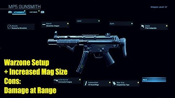 Modern Warfare & Warzone: Best MP5 Class Setup