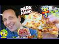 Papa John's Sheriff's Round Up Pizza Review 🍕🤠🔫 Toy Story® 5 Personal Pizzas! 🤩 Peep THIS Out! 🕵️♂️