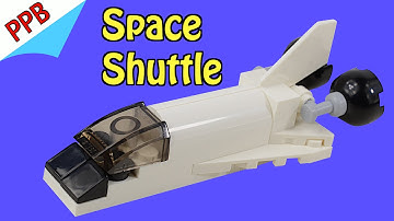 Midweek Micro #10: Lego microscale space shuttle / Lego stop motion animation build