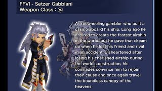 Setzer Castles in the Sky Event Dissidia Final Fantasy Opera Omnia