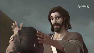 Superbook - Miracles of Jesus Official Clip - Jesus Heals a Demon-Possessed Man