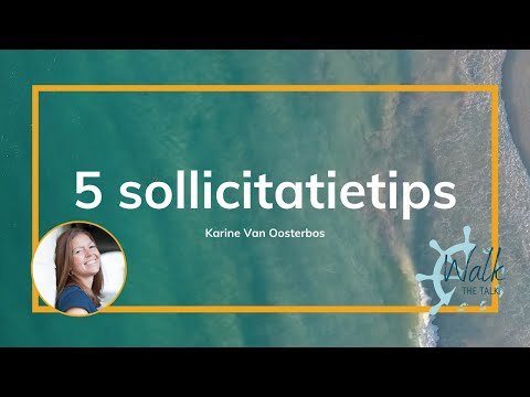 5 sollicitatietips - minder stress bij solliciteren - weet je waarde als sollicitant