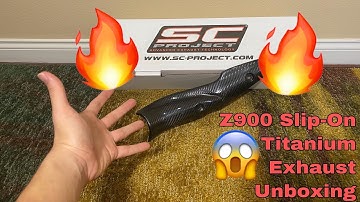 Unboxing SC Project Exhaust Z900 Slip-on Ep.#4