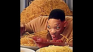 Video thumbnail of "Will Smith eating Spaghetti and Meatballs"