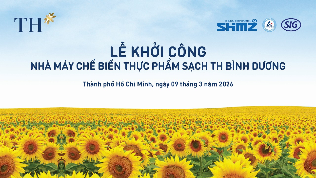 (TRỰC TIẾP) LỄ KHỞI CÔNG NHÀ MÁY CHẾ BIẾN THỰC PHẨM SẠCH TH BÌNH DƯƠNG | TH Hạnh Phúc Đích Thực