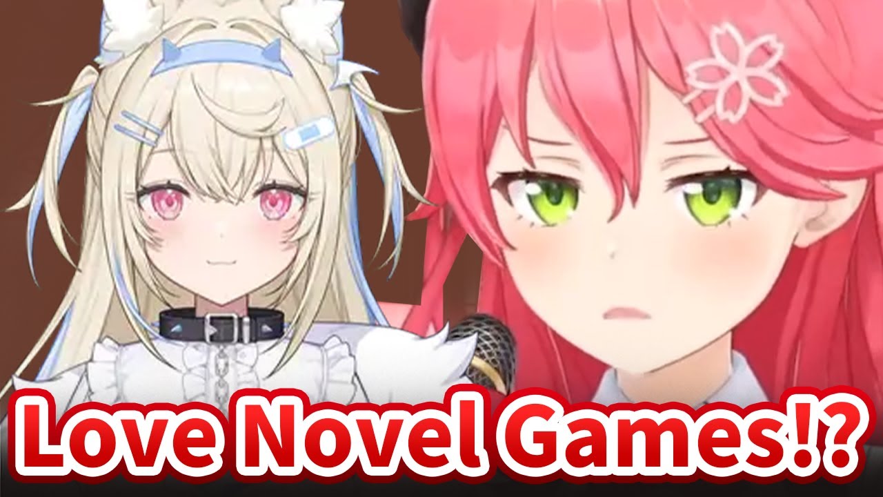 Miko learned that Fuwawa loves Novel Games【Hololive/Eng sub】