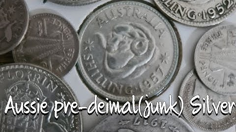 Australian Junk Silver..Quick explanation